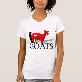 Amo las camisetas de las cabras