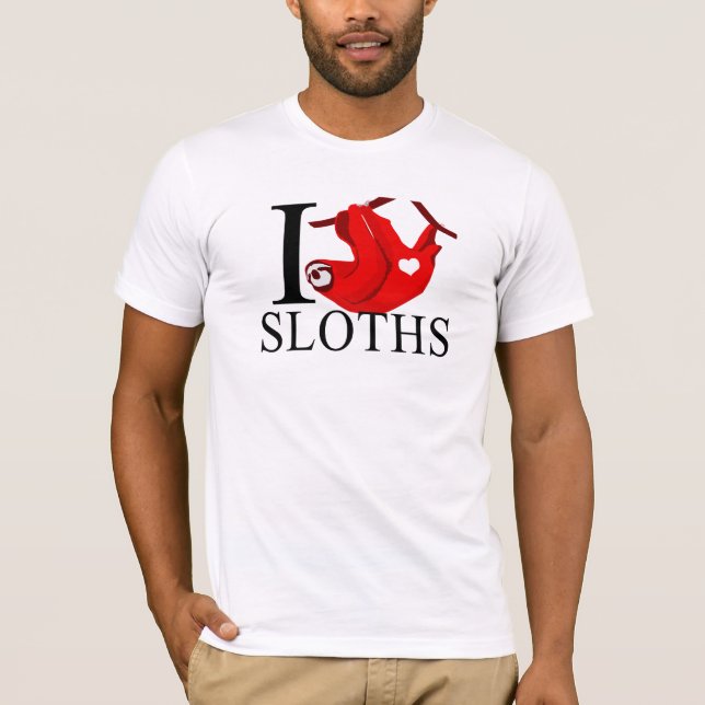 Amo las camisetas de las perezas (Anverso)
