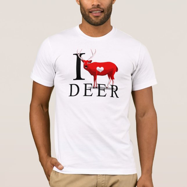 Amo las camisetas de los ciervos (Anverso)
