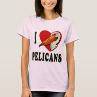 Amo las camisetas de los pelícanos, ropa de los