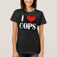 Amo las camisetas de los polis