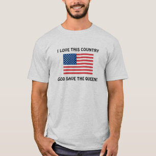 Amo las camisetas divertidas de la camiseta para