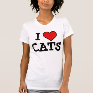 AMO las camisetas y las camisetas de los GATOS