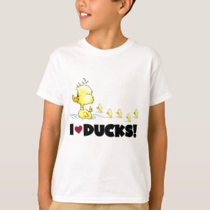 Amo las camisetas y los regalos de los patos