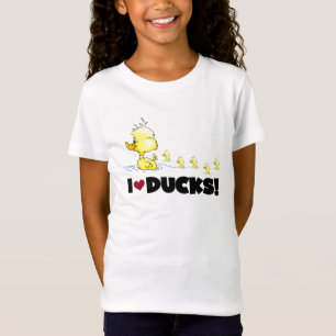 Amo las camisetas y los regalos de los patos