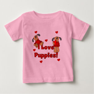 Amo las camisetas y los regalos de los perritos