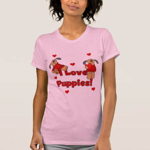 Amo las camisetas y los regalos de los perritos