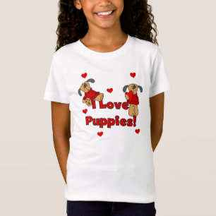 Amo las camisetas y los regalos de los perritos