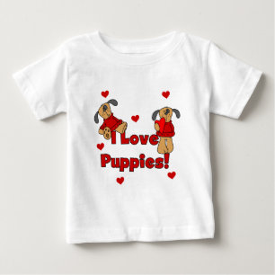 Amo las camisetas y los regalos de los perritos