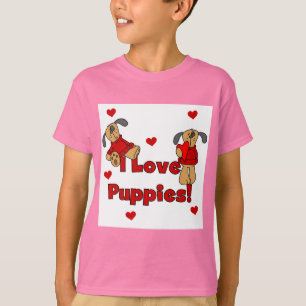 Amo las camisetas y los regalos de los perritos