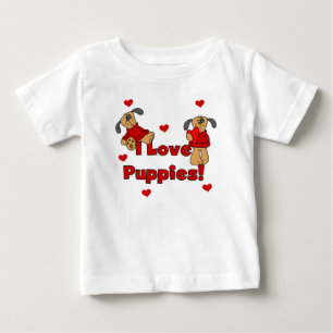 Amo las camisetas y los regalos de los perritos