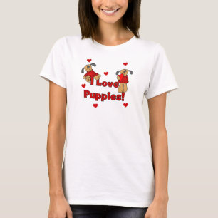 Amo las camisetas y los regalos de los perritos