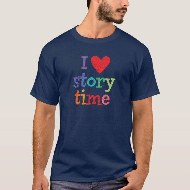 Amo las camisetas y los regalos de Storytime (Anverso)