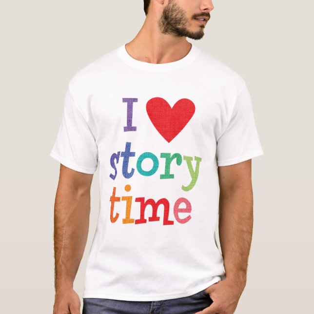 Amo las camisetas y los regalos de Storytime (Anverso)