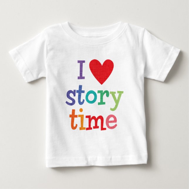 Amo las camisetas y los regalos de Storytime (Anverso)