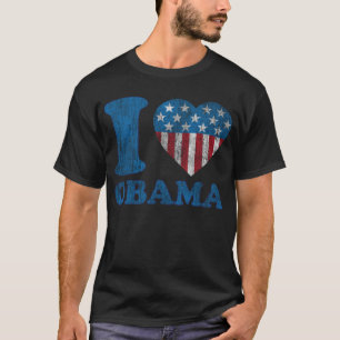 amo las estrellas clásicas de Obama - camisa del