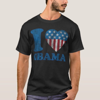 amo las estrellas clásicas de Obama - camisa del