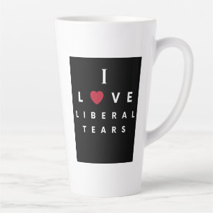 Amo las lágrimas liberales taza de café 11oz