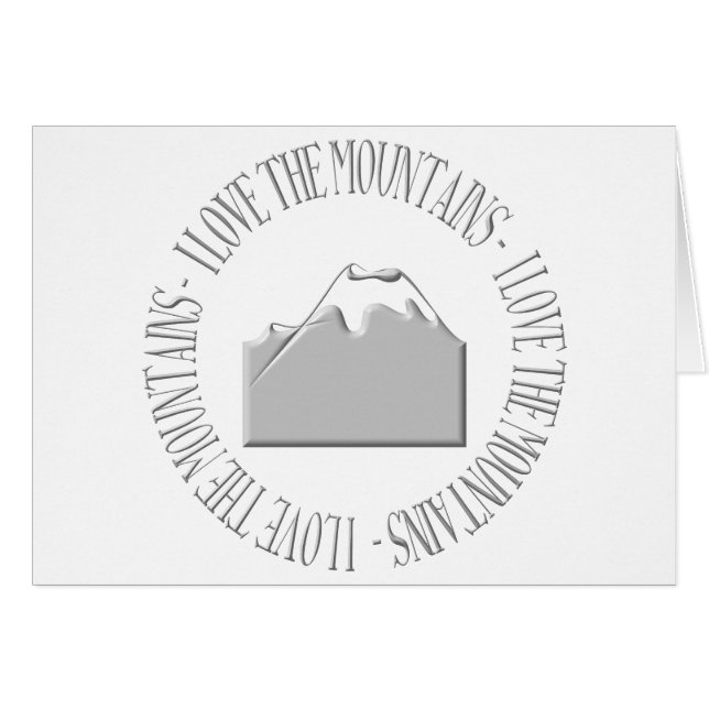 Amo las montañas (Anverso (Horizontal))