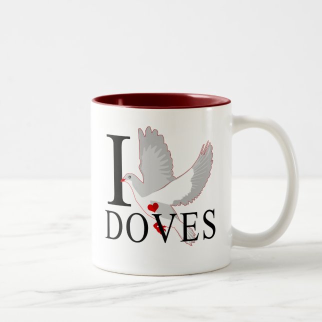 Amo las tazas de las palomas (Derecha)