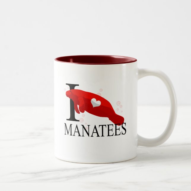 Amo las tazas de los Manatees (Derecha)