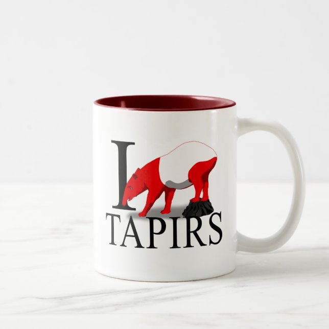 Amo las tazas de los Tapirs (Derecha)