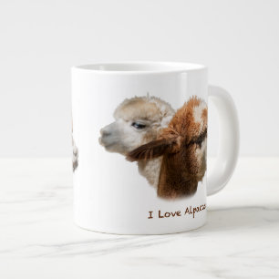 Amo las tazas grandes de las alpacas