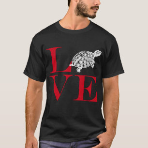 Amo las tortugas - camiseta coloreada oscuridad