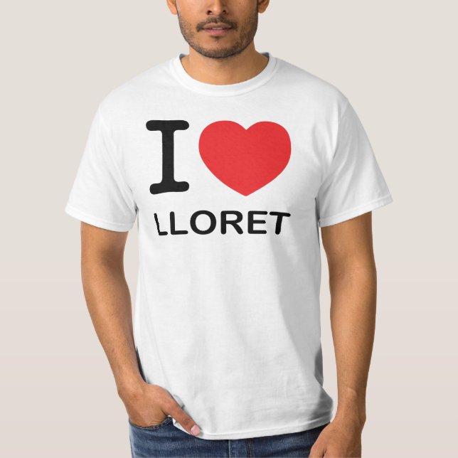 Amo Lloret - camiseta básica (Anverso)