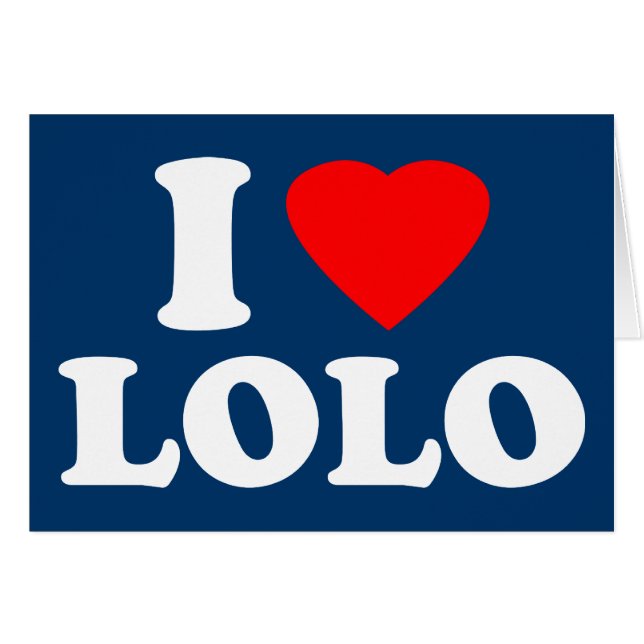 Amo Lolo (Anverso (Horizontal))