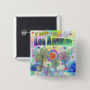 Amo Los Ángeles Botón Deep Dream