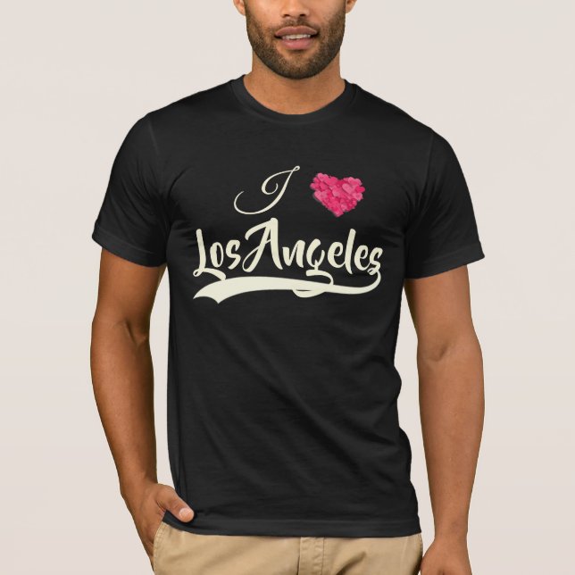 Amo Los Ángeles. Camiseta personalizada (Anverso)