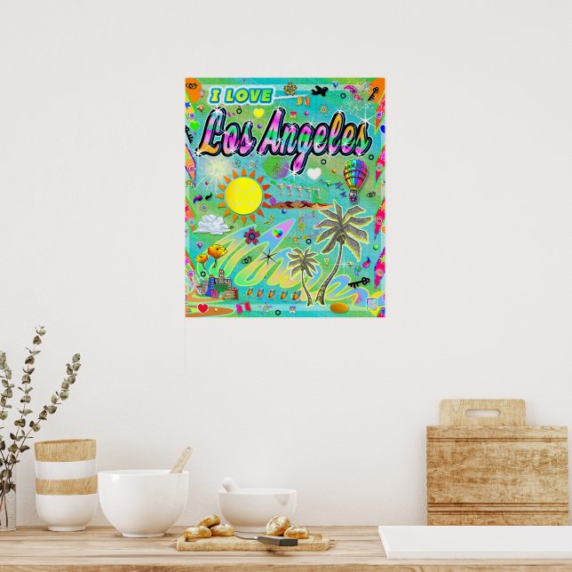 Amo Los Angeles Póster Nu Era (Cocina)