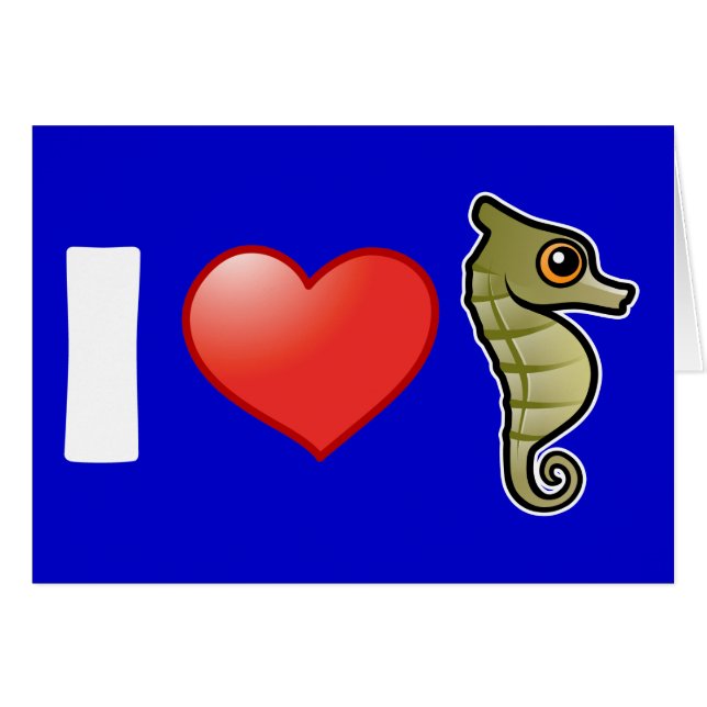 Amo los caballitos de mar (Anverso (Horizontal))