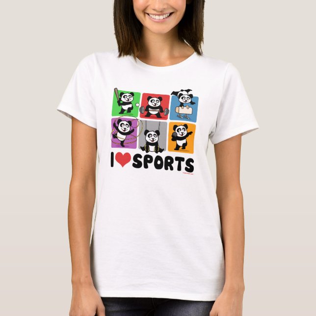 Amo los deportes (las camisetas ligeras) (Anverso)