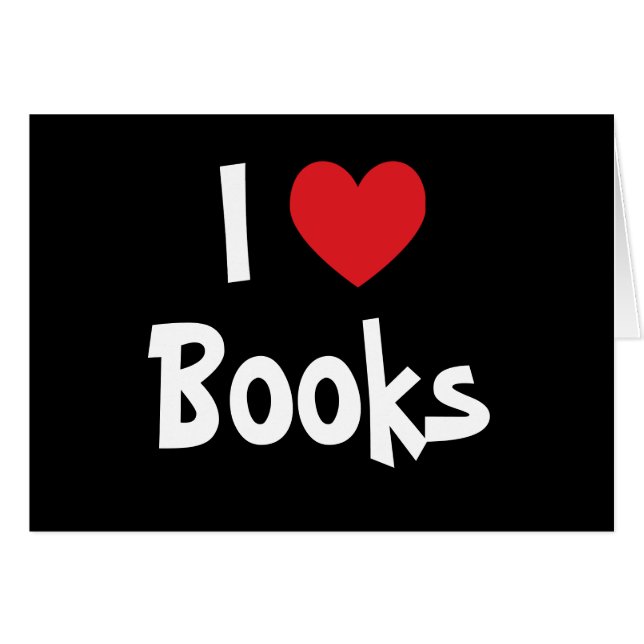 Amo los libros (Anverso (Horizontal))