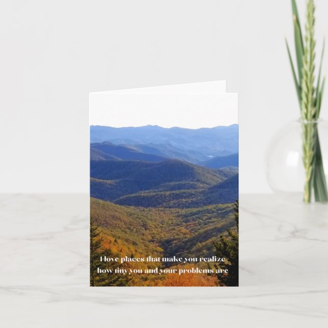 Amo los lugares Notecard (Anverso)