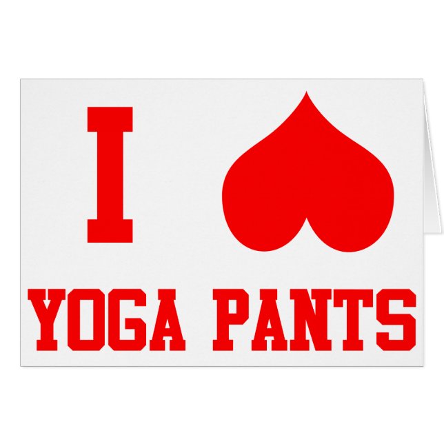 Amo los pantalones de la yoga (Anverso (Horizontal))
