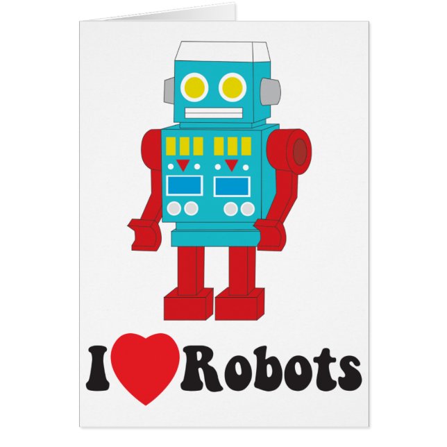 ¡Amo los robots! (Frente)