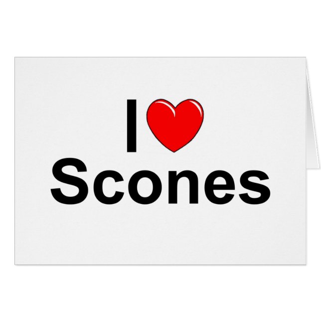 Amo los Scones (del corazón) (Anverso (Horizontal))