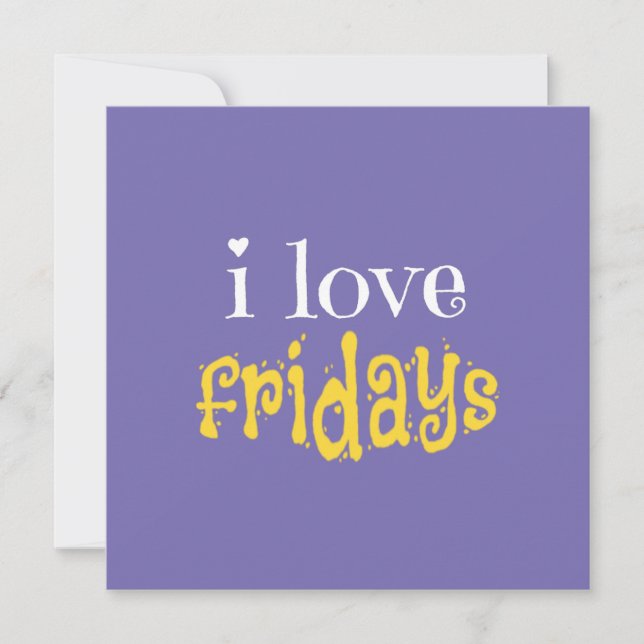 Amo los viernes (Anverso)