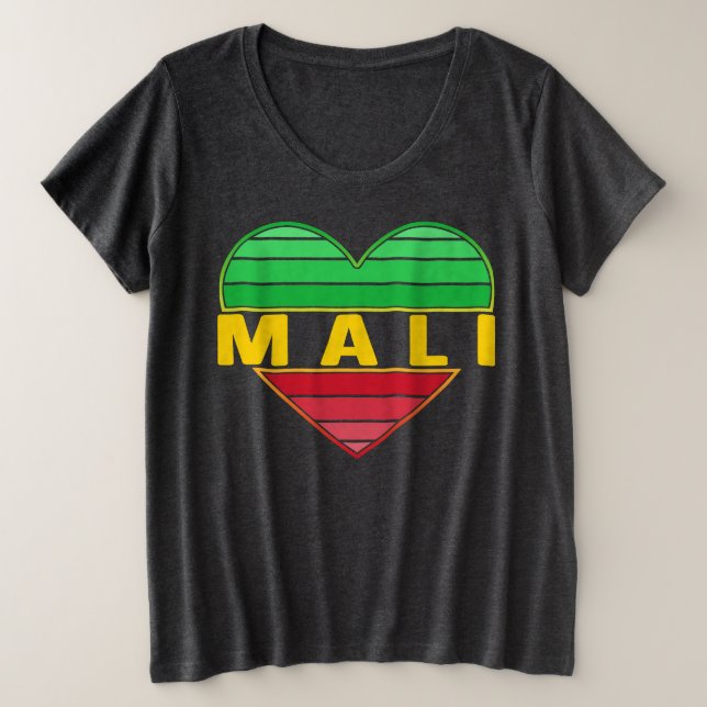 Amo Mali, corazón maliense (Anverso del diseño)