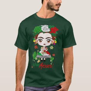 Amo México Viva México Camisa de frida mexicana 1