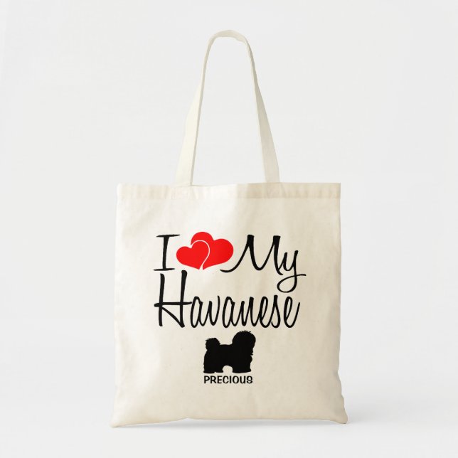 Amo Mi Bolsa De Tosta De Perro Habanés (Frente)