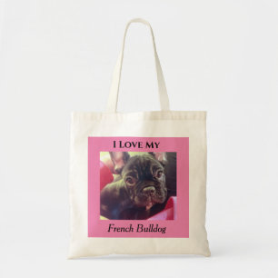 Amo Mi Bolsa De Tote De Bulldog Francés