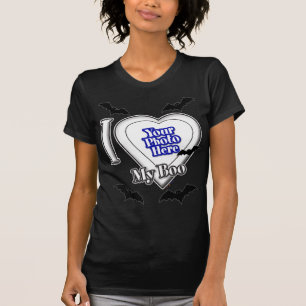 Amo Mi Boo Con Tu Foto Con Camiseta De Bats