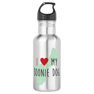 Amo mi botella de agua del perro de Boonie (el