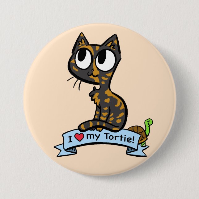 Amo Mi Botón Tortie (Anverso)
