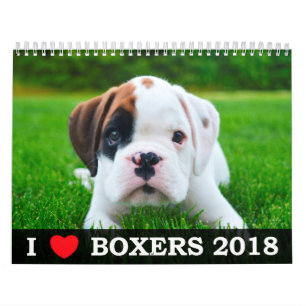 AMO MI CALENDARIO DE LOS BOXEADORES 2018