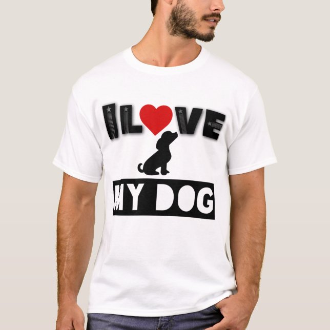 Amo mi camisa de perro, amor de perro, mamá de per (Anverso)